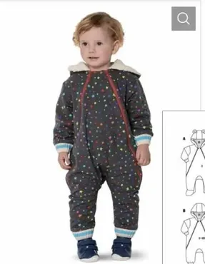 Комбинезон с капюшоном №9294 B — выкройка из Burda 2/2020 [Burda Style]