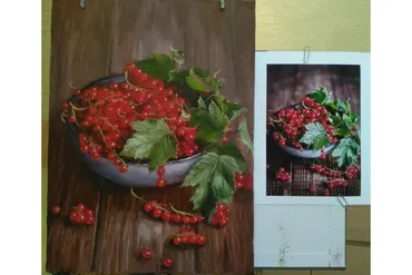 [Студия живописи Надежды Русиновой] Красная смородина (Надежда Русинова)