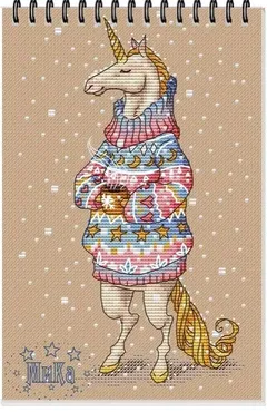Схема для вышивки крестиком «Единорог» (Екатерина Гафенко, Мила Вождь)