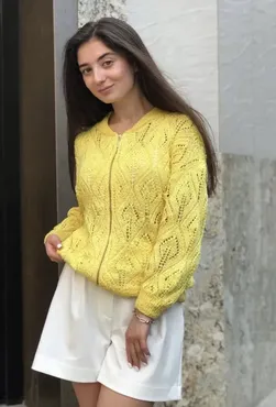 [natali_aksyonova_knit] Кардиган Leaves (Наталья Аксенова)