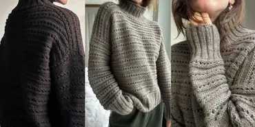 [Вяжи.ру] Стильный с японским плечом Sweater No. 27 (My Favourite Things)