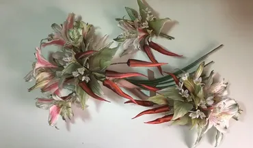 [Шелковая флористика] Master Class – «Перчик» (Наталья Данилевич)