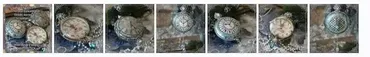 Новогодние игрушки Winter clock (Наталья Большакова)