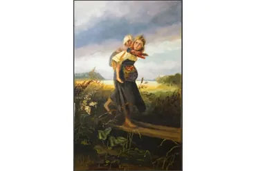 Свободная копия картины К.Е Маковского «Дети, бегущие от грозы» (Александр Кугель)