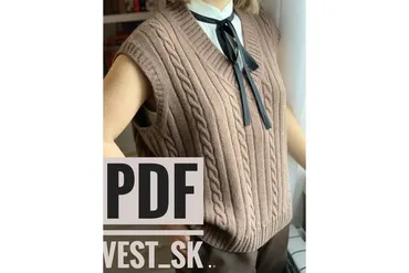 Жилет Vest_sk (spider_knit)