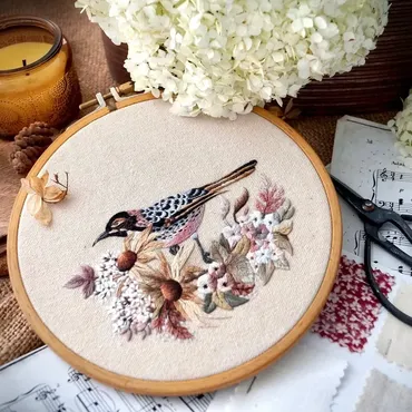 [Kate embroidery art] В тени цветов (Катя Черникова)