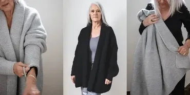 [Вяжи.ру] Теплый кардиган The Cardi Coat (Lo Rain)