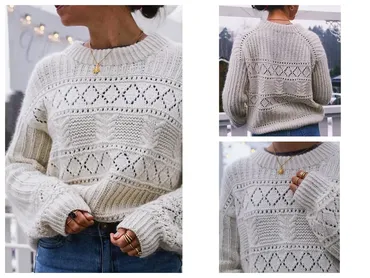 [Ravelry] Salty Days Sweater (Вероника Линдберг)