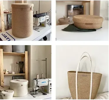[Home_jute_decor] Zigzag. Шьём корзины, декор и сумки (Юлия Королева)