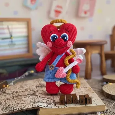 [sovushkin_mir_toys] Сердце-купидон (Елена Ашлапова)