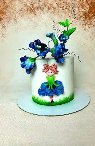 [Gala.cake.couture] Торт девочка весна (Галина Егиазарян)