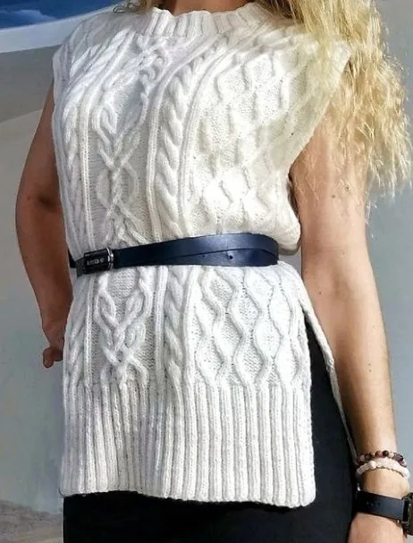 [toma.knit] Жилет Vest_Sakura (Тамара Никитина)