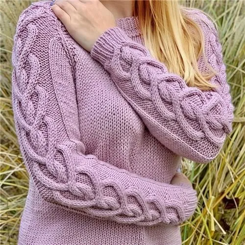 Свитер Braidedheart (raduga.knits)