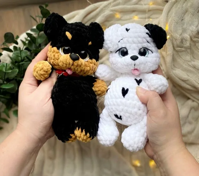 [Sumina_toys] Белый/чёрный (Ирина Сумина)
