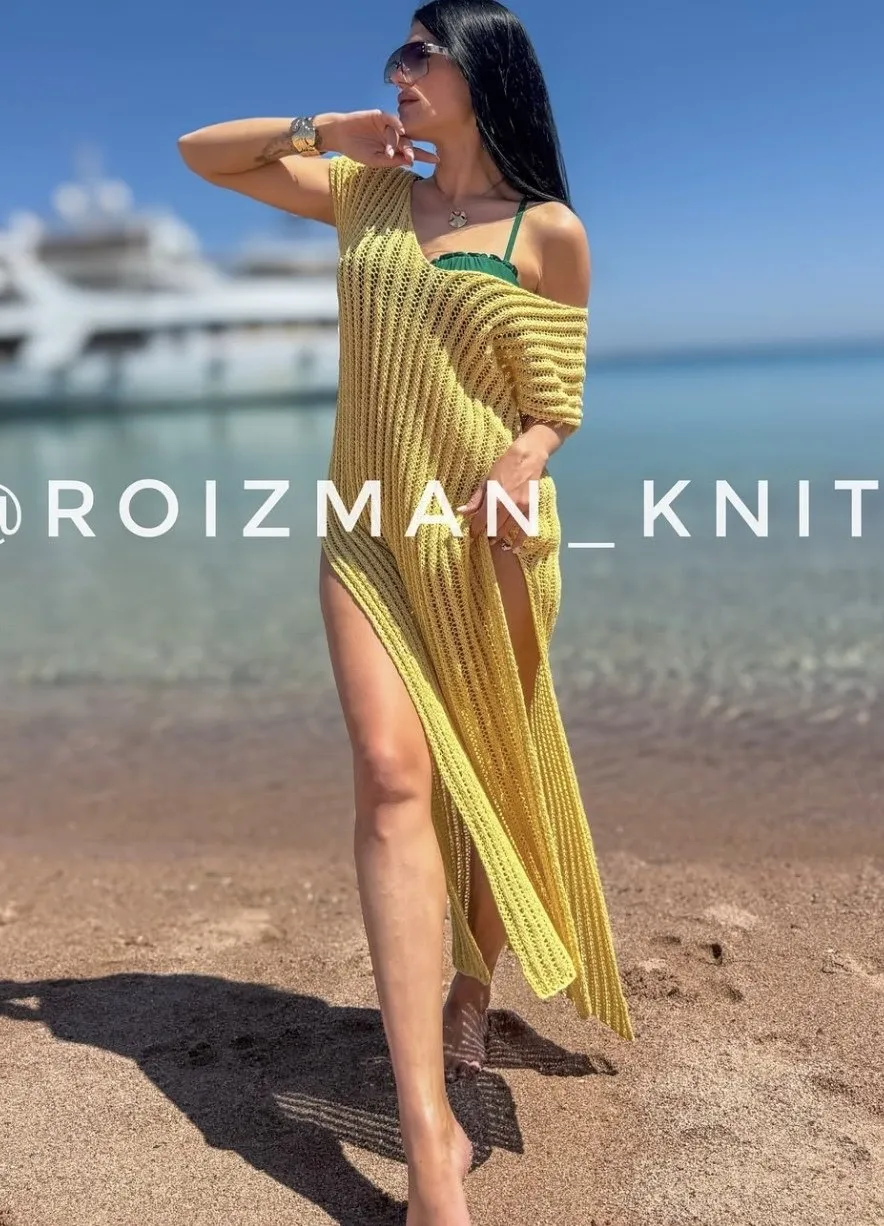 [Roizman_knitt] Туника Сalcutta_grid (Анна Роизман)