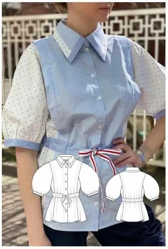 [LaForme] Блузка 0515. Размер 52, рост 170-176 (Софья Ерашевская)