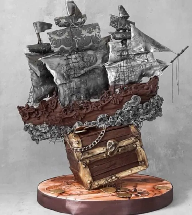 [gala.cake.couture] Торт Корабль (Галина Егиазарян)