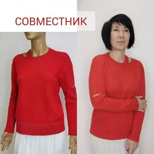 [alpakaomsk] Джемпер Дырявый (Жанна Гребенюк)