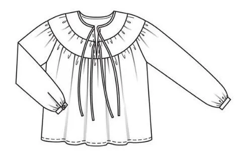 [Burda Style] Блуза №116,117. Выкройка из Burda №3-2020