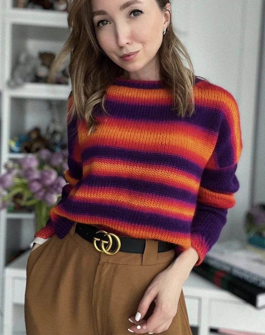 [feel.love.knit] Свитер Schoppel (Алиса Лаврик)