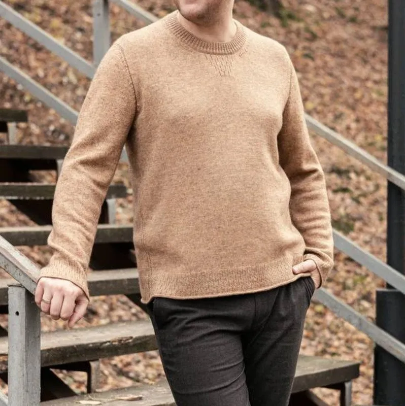 [flight _knit_eat_repeat] Men basic jumper (Елена Харлап)
