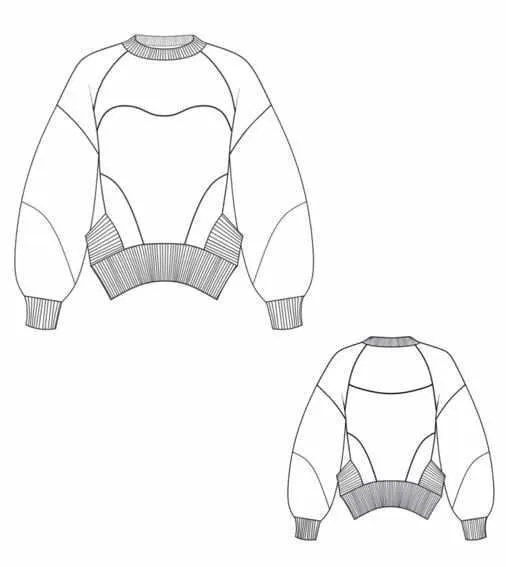 [LaForme] Свитшот 0521. Размер 48, рост 170-176 (Софья Ерашевская)