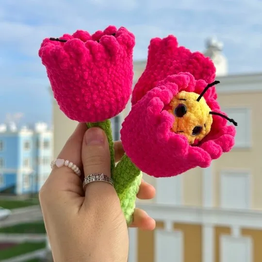 [Nastik Toys] Цветочек-сюрприз (Анастасия Волнухина)