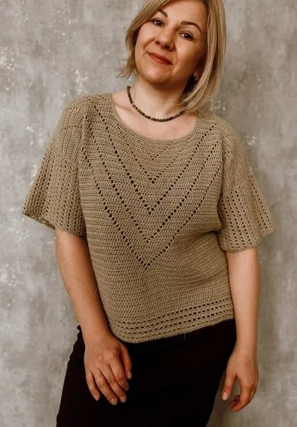 [ksy_crochet] Кофточка Адель (Оксана Предыбайло)