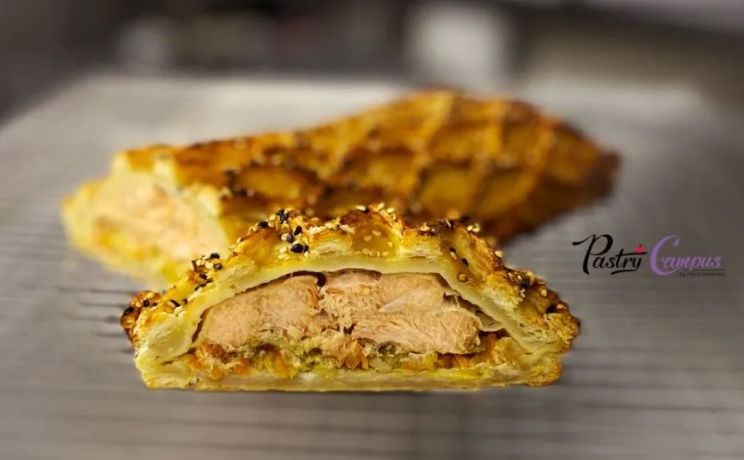 [PastryCampus] Слоеный пирог с лососем (Мария Селянина)