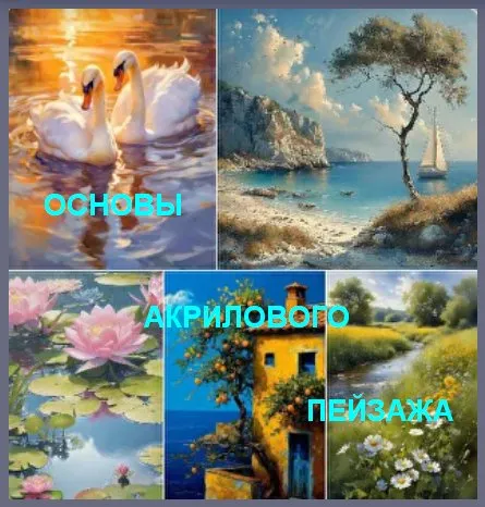 Основы акрилового пейзажа (Виталий Антипин)