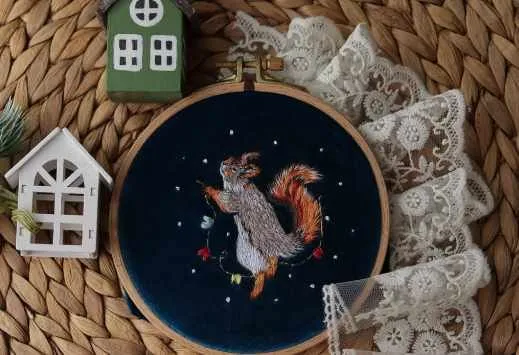 [Fairy Embroidery] Озорной бельчонок (Ирина Кириллова)