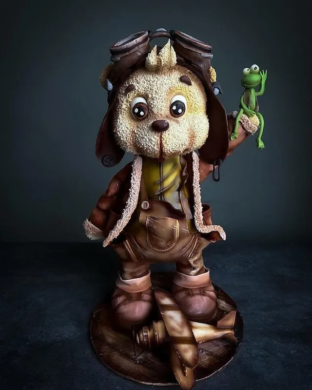 [Catcake.spb] 3D торт Мишка мальчик (Леся Покидько)