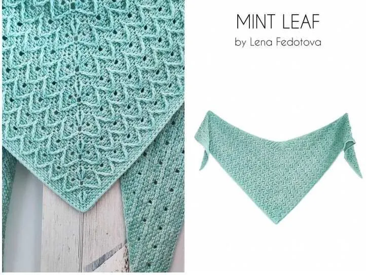 Шаль Mint Leaf (Elena Fedotova)