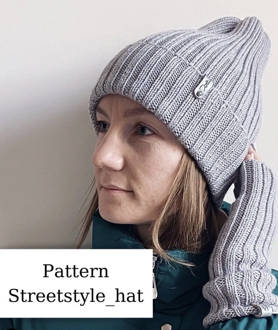 [sapelkina_knitting] Шапка Streetstyle (Татьяна Сапелкина)