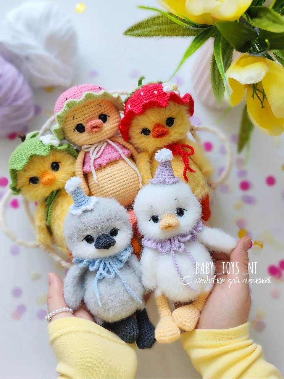 [Baby_toys_nt]  Птенчики (Надежда Панкова)