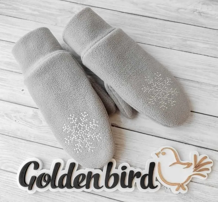 [Golden Bird] Женские варежки из флиса. Размеры 17-24 (Анна Воробьева)