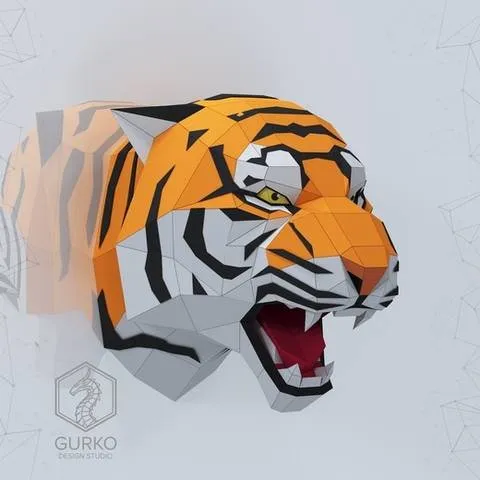 [gurkostudio] Голова злого тигра (Илья Гурко)