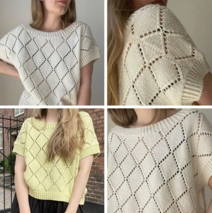 [Вяжи.ру] Модная футболка оверсайз Hathor (Aegyoknit)
