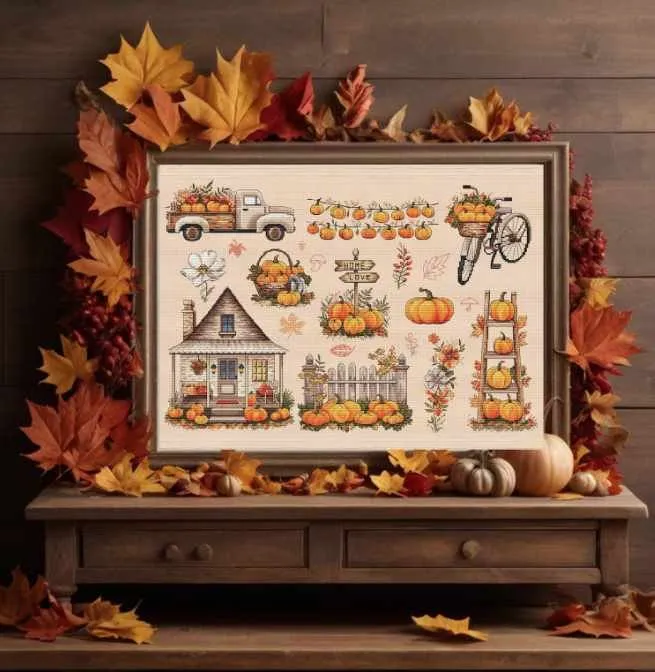 [yermakova.cross_stitch] Осенний урожай (Анастасия Ермакова)