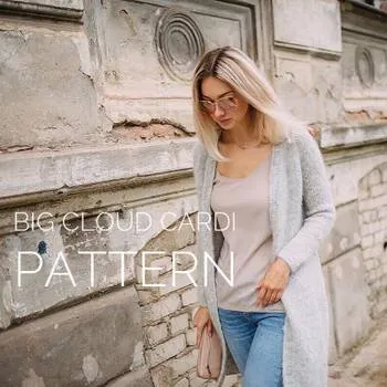 Кардиган Big Cloud Cardi. Детский кардиган Cloud Cardi baby (Юлия Старикова)
