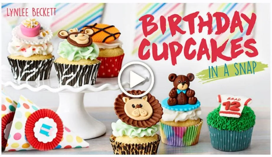 [Craftsy] Капкейки на День Рождения в два счета! Часть 2 из 3 (Линли Бекетт)