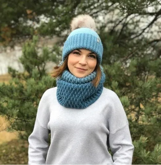 [annvi_knits] Снуд узором кожа дракона (Анна Винокурова)
