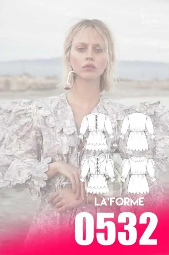 [Laforme] Блузка 0532. Размеры 50. Рост 170-176 (Софья Ерашевская)