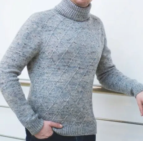 [knittedbird] Ромбовый свитер (Анна Котова)