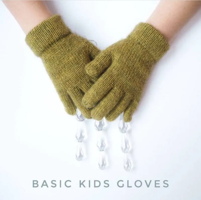 Описание детских перчаток Basic kids cloves (olshevel)