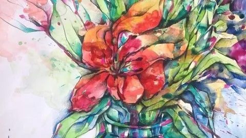 [Udemy] Акварельные эксперименты. Цветочные композиции (Inna Pavlecka-Tumarkin)
