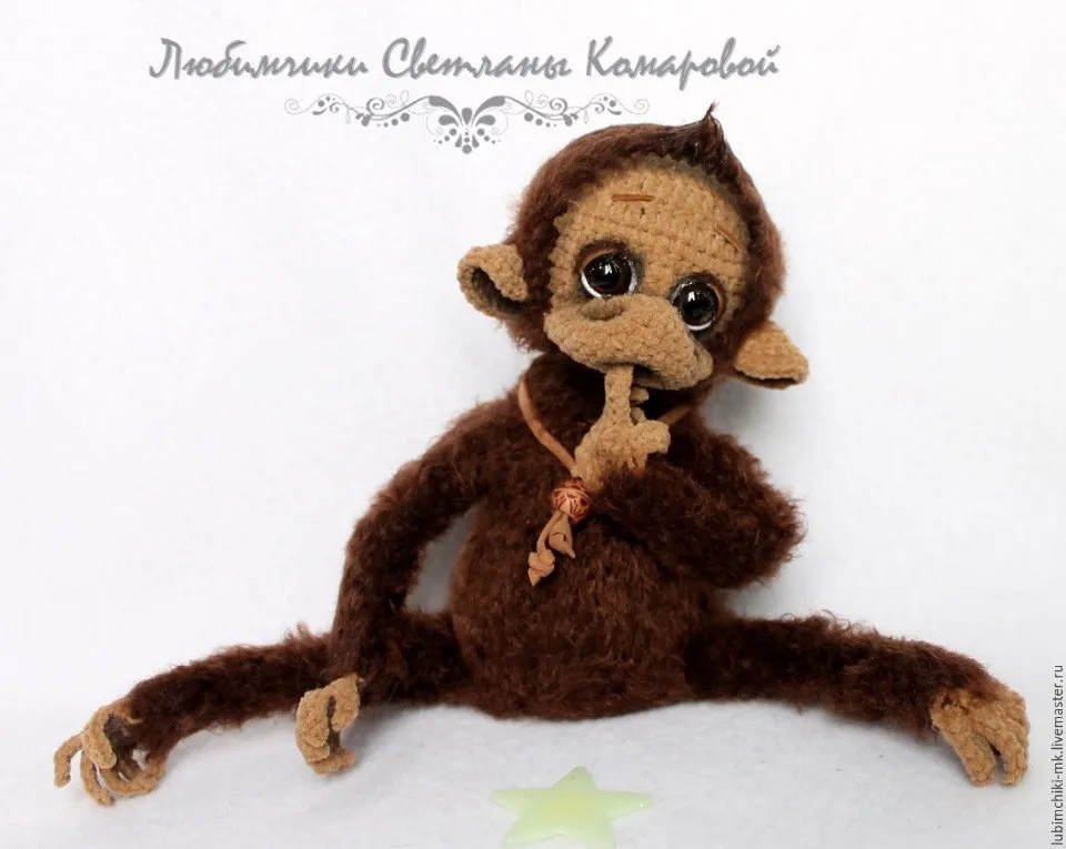 [Игрушка] Мастер-класс Кеша орангутанг. Вязание (Светлана Комарова)