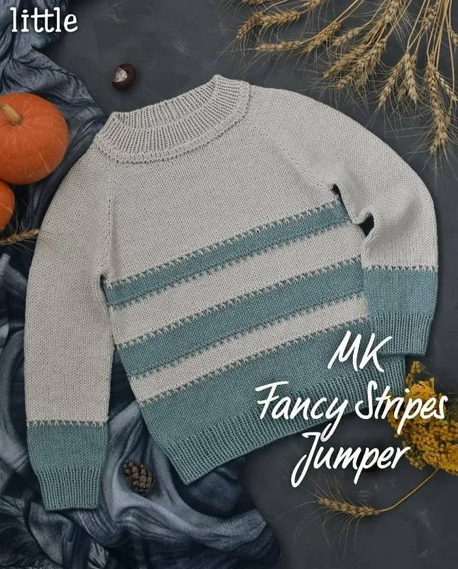 Детский джемпер Fancy stripes (olga_shkineva_)