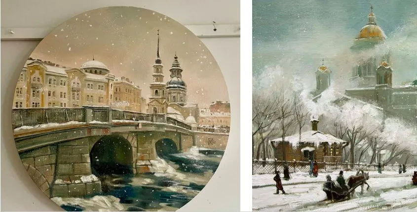 [lectoroom] Зимний Петербург. Пейзаж маслом (Мария Павлова)