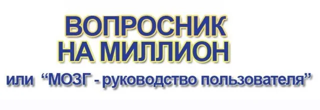 Вопросник на миллион, или Мозг - руководство пользователя (Инесса Власова)